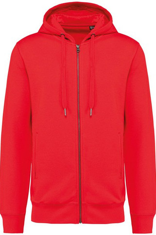 Kariban K4008 - Unisex eco-friendly French Terry zipped hooded sweatshirt