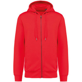 Kariban K4008 - Unisex eco-friendly French Terry zipped hooded sweatshirt