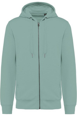 Kariban K4008 - Unisex eco-friendly French Terry zipped hooded sweatshirt