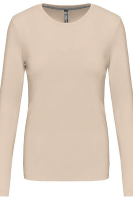 Kariban K383 - DAMES T-SHIRT MET RONDE HALS EN LANGE MOUWEN