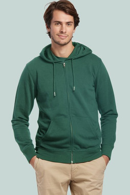 Les Filosophes MONTAIGNE - Unisex Organic Cotton Hoodie met rits Made in France