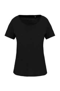 Kariban K399 - Damen Bio-Baumwoll T-Shirt mit Raw-Edge Ausschnitt