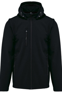 Kariban K422 - Giacca Softshell Unisex con Maniche Rimovibili e Cappuccio