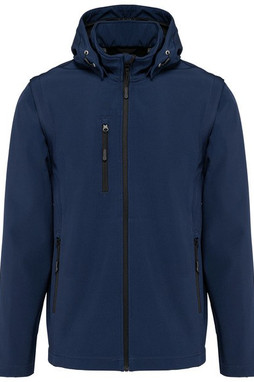 Kariban K422 - Unisex Softshelljacka med Avtagbara Ärmar och Huva