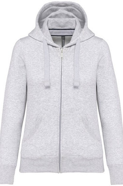 Kariban K464 - Ladies hooded full zip sweatshirt