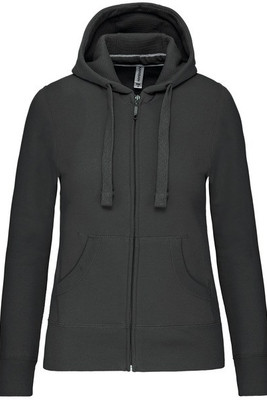 Kariban K464 - Ladies' hooded full zip sweatshirt