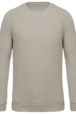 Kariban K480 - Mens organic cotton crew neck raglan sleeve sweatshirt