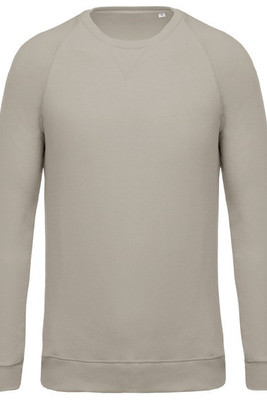 Kariban K480 - Men's organic round neck sweatshirt with raglan sleeves