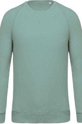 Kariban K480 - Men's organic round neck sweatshirt with raglan sleeves