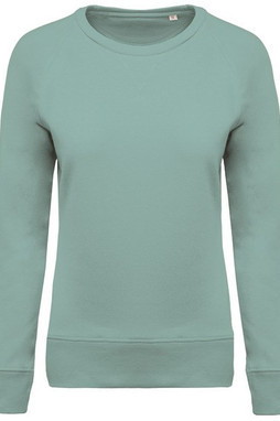 Kariban K481 - Ladies’ organic cotton crew neck raglan sleeve sweatshirt