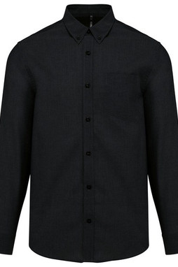 Kariban K533 - CAMISA MANGA COMPRIDA EM OXFORD DE TRATAMENTO FÁCIL