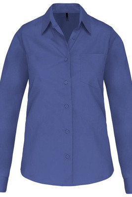 Kariban K542 - LADIES' LONG SLEEVE EASY CARE COTTON POPLIN SHIRT