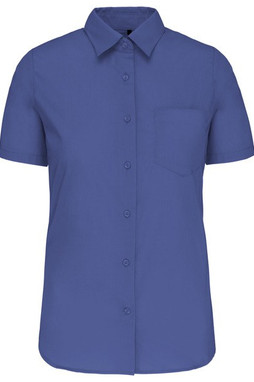 Kariban K544 - Pflegeleichte Damen Kurzarm Bluse Popeline