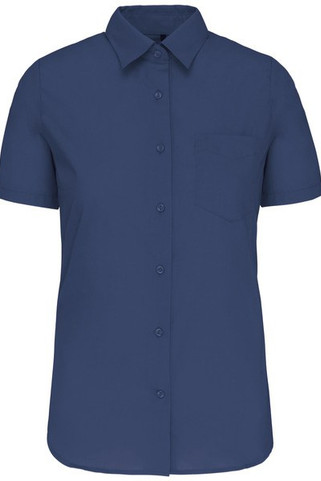 Kariban K548 - Womens Easy Care Polycotton Poplin Shirt with Pocket