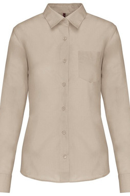 Kariban K549 - JESSICA PFLEGELEICHTE DAMEN LANGARM 65/35 BLUSE