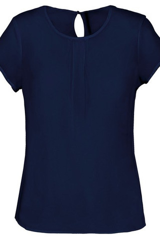 Kariban K5002 - Kurzarm-Kreppbluse für Damen