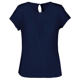 Kariban K5002 - Kurzarm-Kreppbluse für Damen