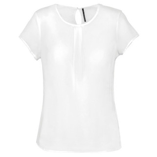 Kariban K5002 - Ladies short-sleeved crepe blouse
