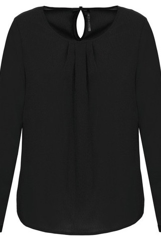 Kariban K5003 - Blouse crêpe manches longues femme