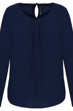 Kariban K5003 - Ladies long-sleeved crepe blouse