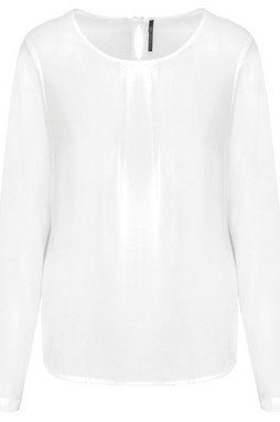 Kariban K5003 - Langarm-Kreppbluse für Damen