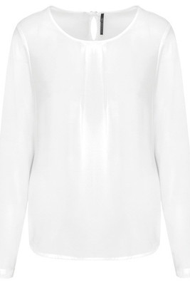 Kariban K5003 - Ladies' long-sleeved crepe blouse