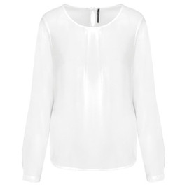 Kariban K5003 - Ladies' long-sleeved crepe blouse