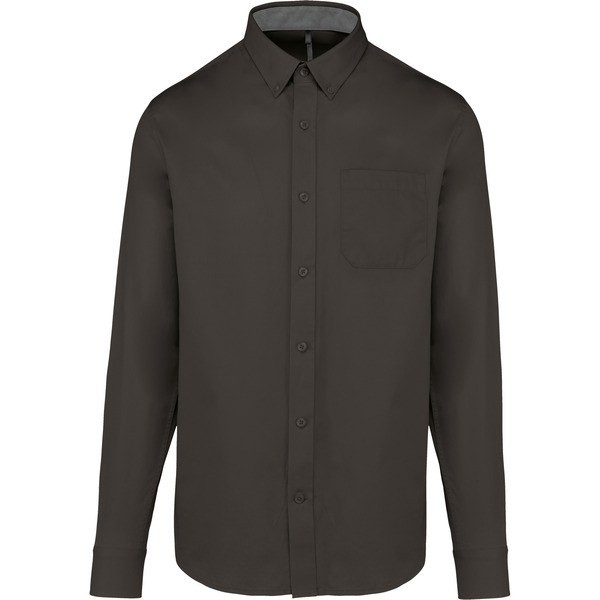 Kariban K586 - Camicia uomo Nevada in cotone manica lunga