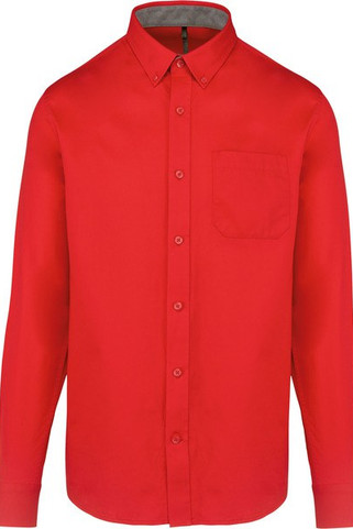 Kariban K586 - Mens Nevada long sleeve cotton shirt
