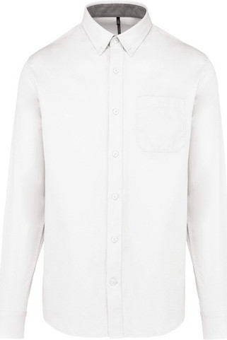 Kariban K586 - Herenoverhemd met lange mouwen van katoen Nevada