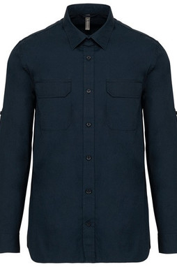 Kariban K590 - Mens long-sleeved safari shirt
