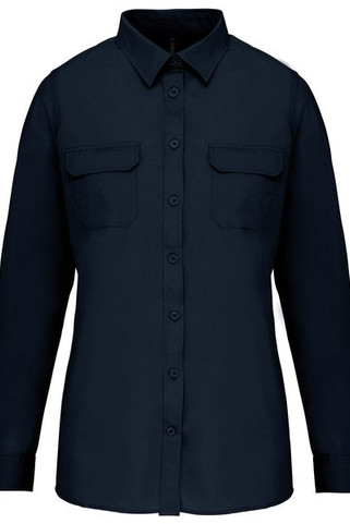 Kariban K591 - Ladies long sleeved safari shirt