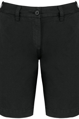 Kariban K753 - Damesbermuda met verwassen look