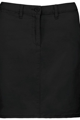 Kariban K762 - Vintage Washed Cotton Chino Skirt with Pockets