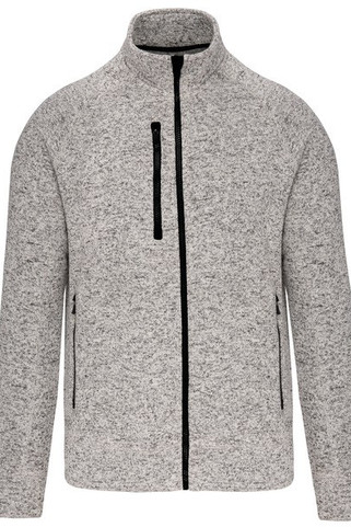 Kariban K9106 - Veste zippée chinée homme