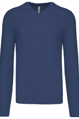 Kariban K965 - Mens Classic V-Neck Cotton Blend Sweater