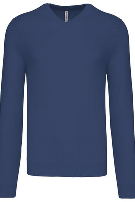 Kariban K965 - Men's Classic V-Neck Cotton Blend Sweater