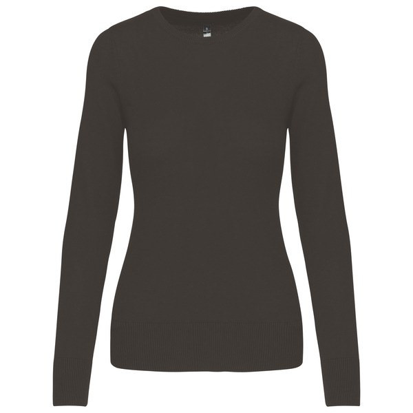 Kariban K968 - Pull Femme Col Rond en Coton et Acrylique Confortable
