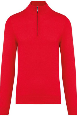 Kariban K970 - HEREN PULLOVER MET RITSKRAAG