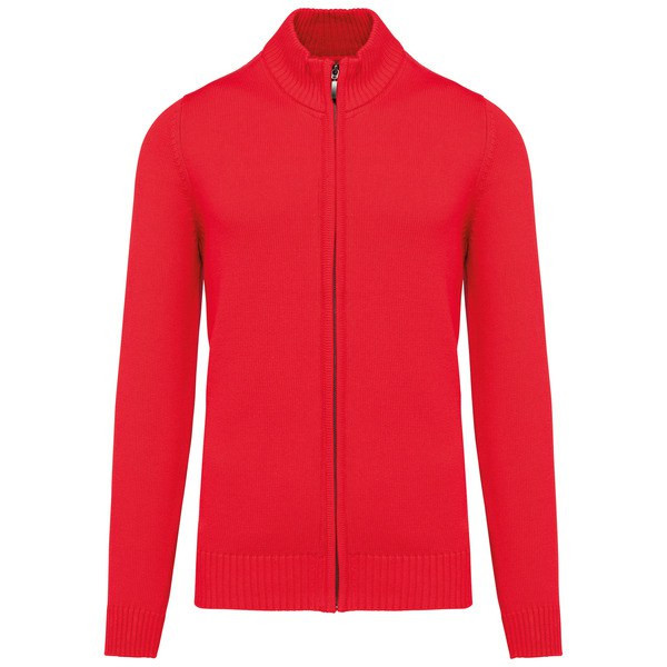 Kariban K971 - Cardigan Homme à Zip Complet en Coton Élégant