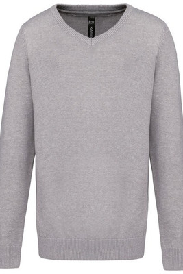 Kariban K9109 - Eco-Friendly Kids' V-Neck Cotton Blend Sweater