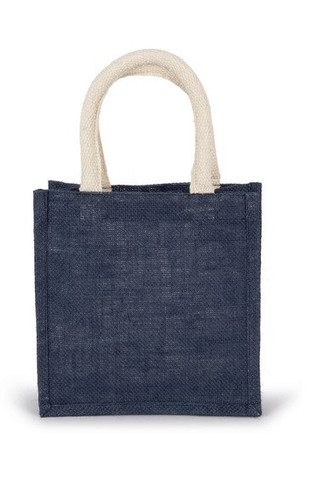 Kimood KI0272 - Sac style cabas en toile de jute - petit modèle