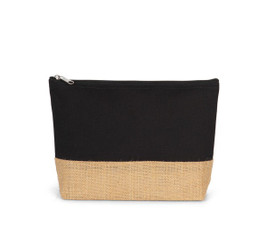 Kimood KI0276 - Pochette en toiles de coton et jute