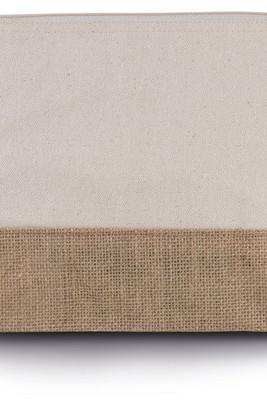 Kimood KI0276 - Pochette en toiles de coton et jute