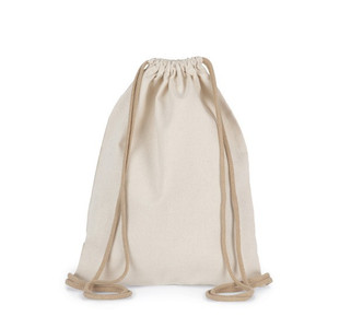 Kimood KI5102 - Sac à dos recyclé à cordon coulissant