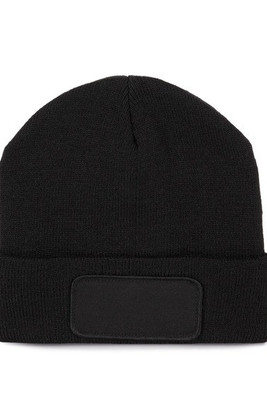 K-up KP891 - Recycled beanie with patch and Thinsulate lining