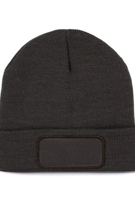 K-up KP891 - Recycled beanie with patch and Thinsulate lining