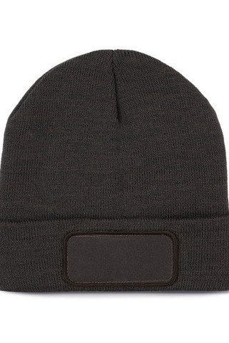K-up KP891 - Recycled beanie with patch and Thinsulate lining