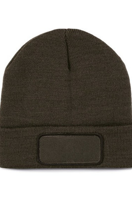 K-up KP891 - Recycled beanie with patch and Thinsulate lining