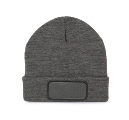 K-up KP891 - Recycled beanie with patch and Thinsulate lining